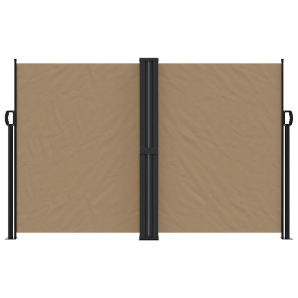 Copertină Laterală Retractabilă 160x600 cm - Gri Taupe