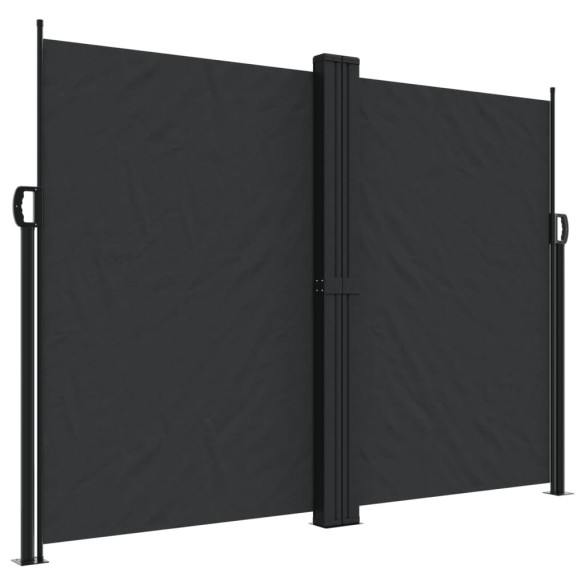 Copertină Laterală Retractabilă - Negru 180x600 cm | Livrare Gratuită