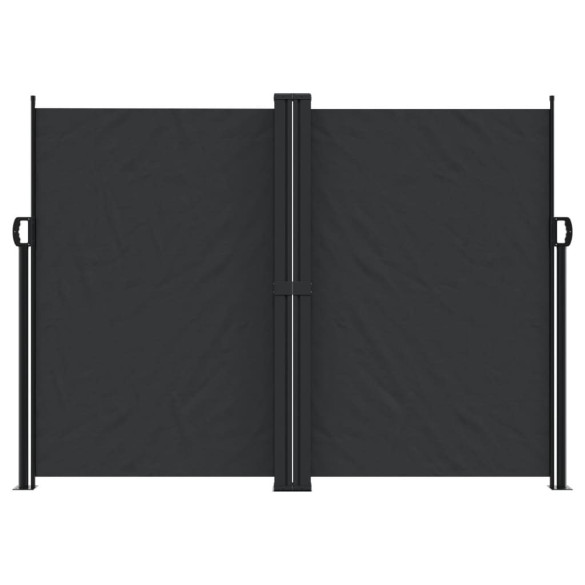 Copertină Laterală Retractabilă - Negru 180x600 cm | Livrare Gratuită