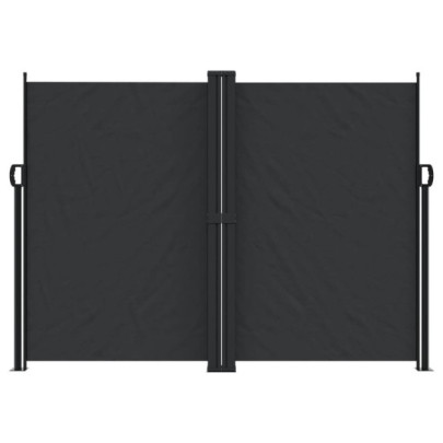 Copertină Laterală Retractabilă - Negru 180x600 cm | Livrare Gratuită