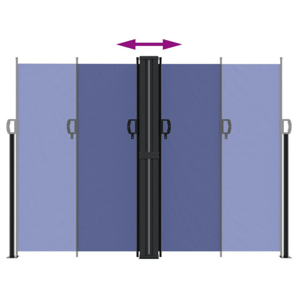 Copertină Laterală Retractabilă Albastră - 180x600 cm