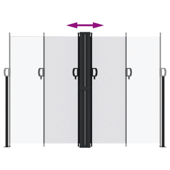 Copertină Laterală Retractabilă Albă 180x600 cm | Livrare Gratuită