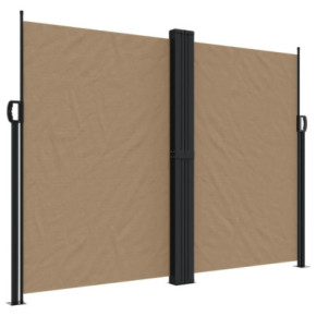 Copertină Laterală Retractabilă Gri Taupe 180x600 cm | Livrare Gratuită 2