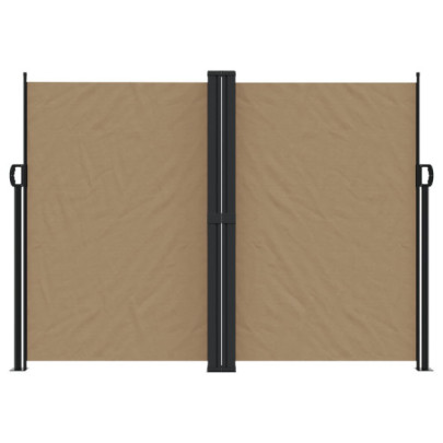 Copertină Laterală Retractabilă Gri Taupe 180x600 cm | Livrare Gratuită