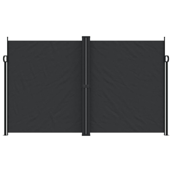 Copertină Laterală Retractabilă Negru 200x600 cm | Livrare Gratuită