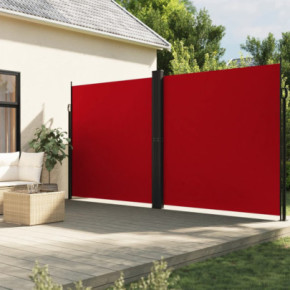 Copertină Laterală Retractabilă Roșu - 200x600 cm | Livrare Gratuită