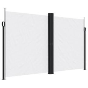 Copertină Laterală Retractabilă Alb 200x600 cm | Livrare Gratuită 2