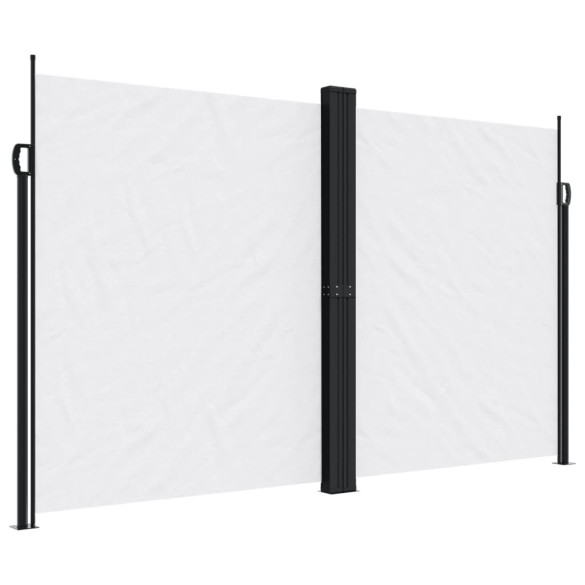 Copertină Laterală Retractabilă Alb 200x600 cm | Livrare Gratuită