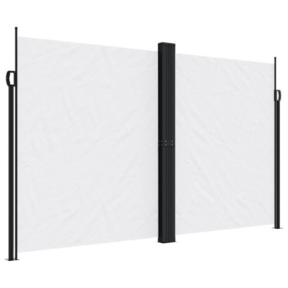 Copertină Laterală Retractabilă Alb 200x600 cm | Livrare Gratuită