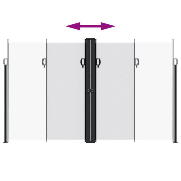 Copertină Laterală Retractabilă Alb 200x600 cm | Livrare Gratuită