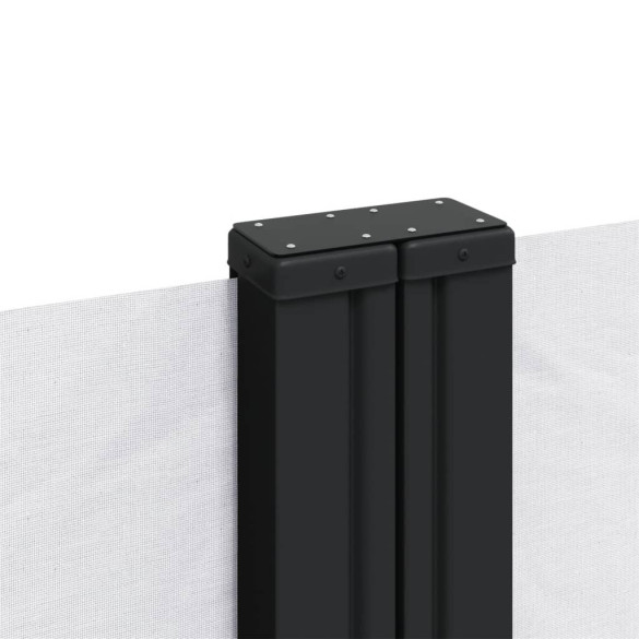 Copertină Laterală Retractabilă Alb 200x600 cm | Livrare Gratuită