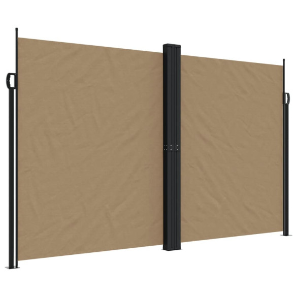 Copertină Laterală Retractabilă Gri Taupe 200x600 cm