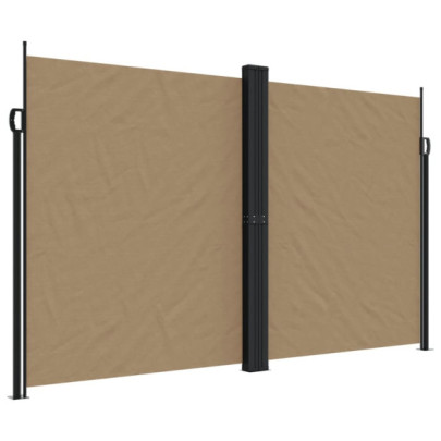Copertină Laterală Retractabilă Gri Taupe 200x600 cm