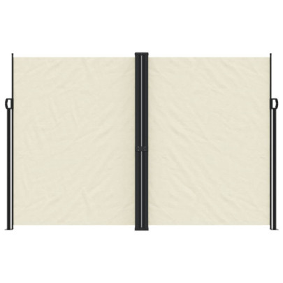 Copertină Laterală Retractabilă Crem 220x600 cm | Livrare Gratuită