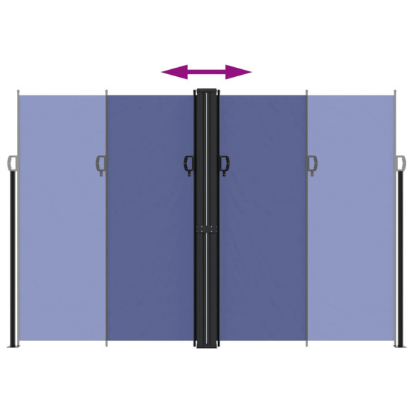 Copertină Laterală Retractabilă Albastră - 220x600 cm