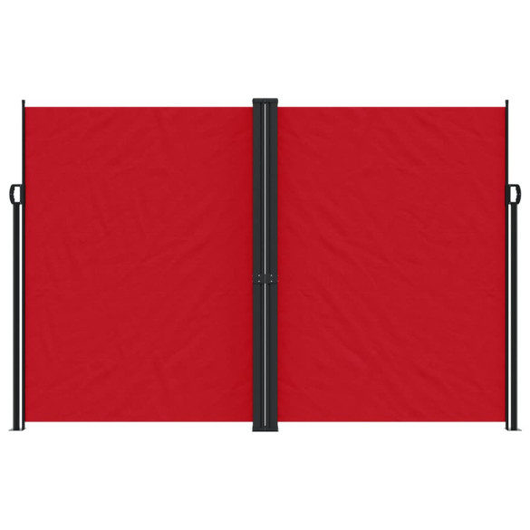 Copertină Laterală Retractabilă Roșie - 220x600 cm | Livrare Gratuită