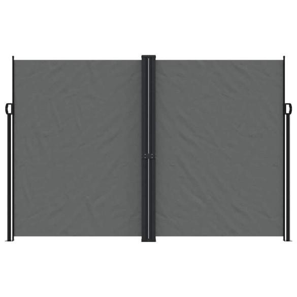 Copertină laterală retractabilă antracit 220x600 cm