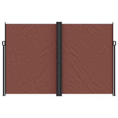Copertină Laterală Retractabilă Maro 220x600 cm | Livrare Gratuită