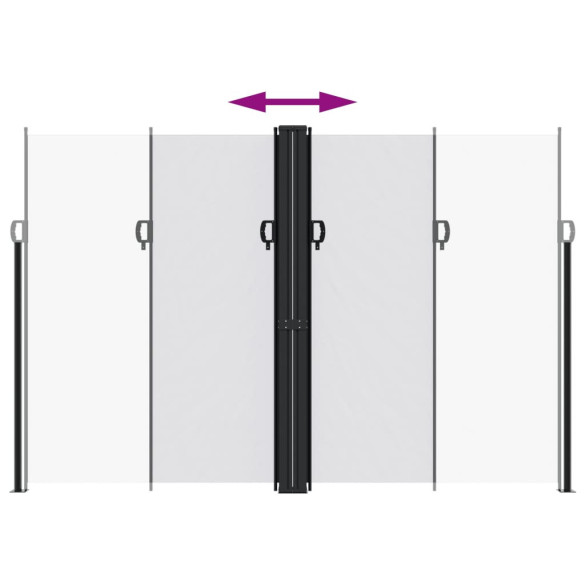 Copertină Laterală Retractabilă Albă - 220x600 cm | Livrare Gratuită