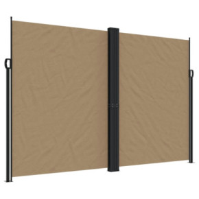 Copertină Laterală Retractabilă Gri Taupe 220x600 cm 2