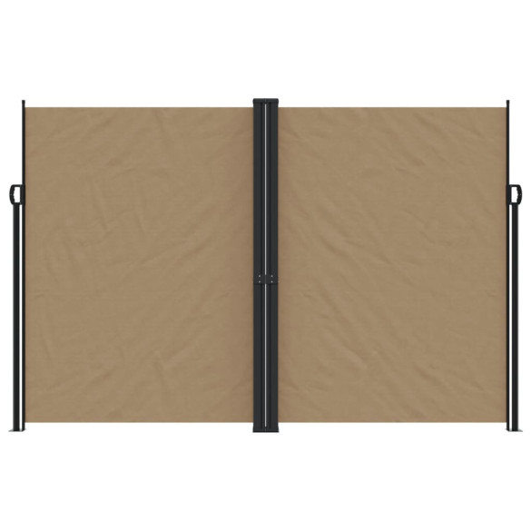 Copertină Laterală Retractabilă Gri Taupe 220x600 cm