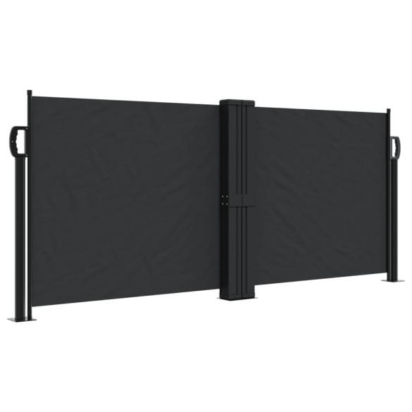 Copertină Laterală Retractabilă - Negru - 100x1000 cm