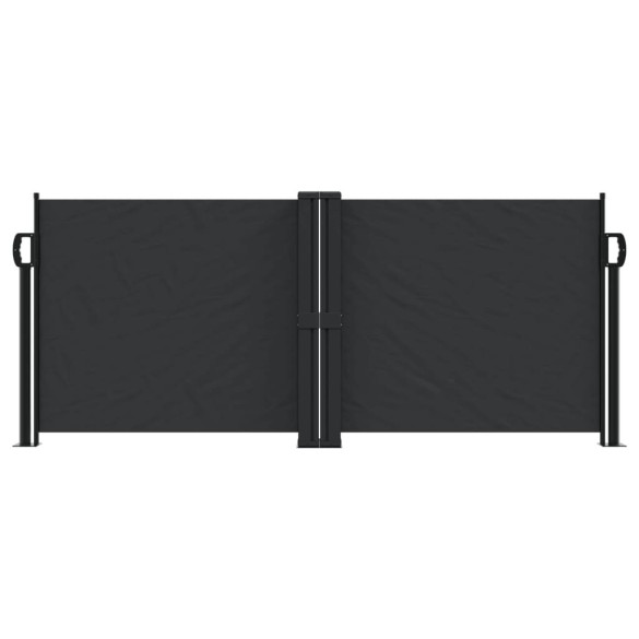 Copertină Laterală Retractabilă - Negru - 100x1000 cm