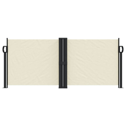 Copertină Laterală Retractabilă Crem - 100x1000 cm | Livrare Gratuită