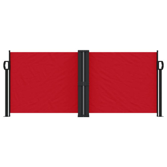 Copertină Laterală Retractabilă Roșu - 100x1000 cm