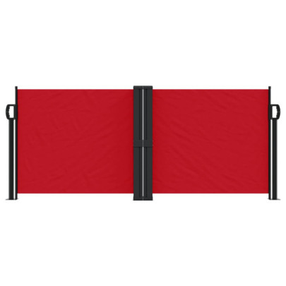 Copertină Laterală Retractabilă Roșu - 100x1000 cm