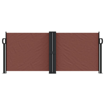 Copertină Laterală Retractabilă Maro | Protecție UV și Intimitate