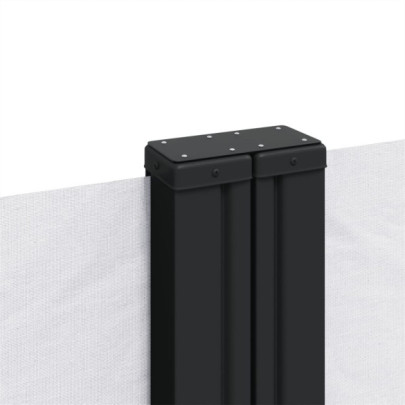 Copertină Laterală Retractabilă Albă - 100x1000 cm