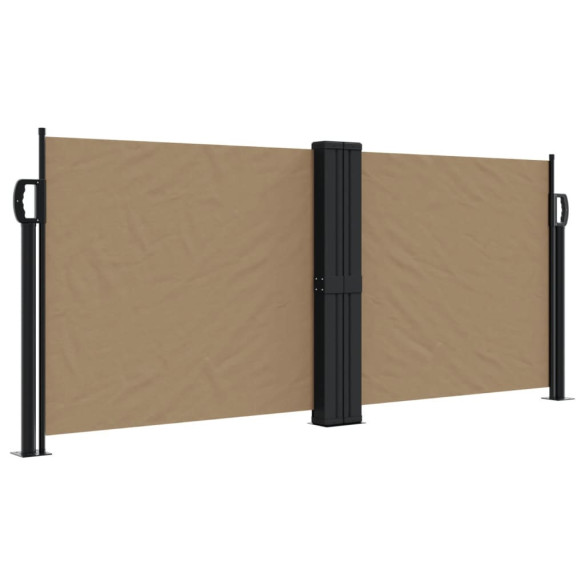Copertină Laterală Retractabilă 100x1000 cm - Gri Taupe Copertină Laterală Retractabilă 100x1000 cm - Gri Taupe