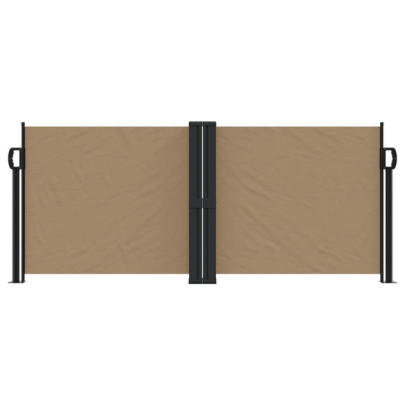 Copertină Laterală Retractabilă 100x1000 cm - Gri Taupe