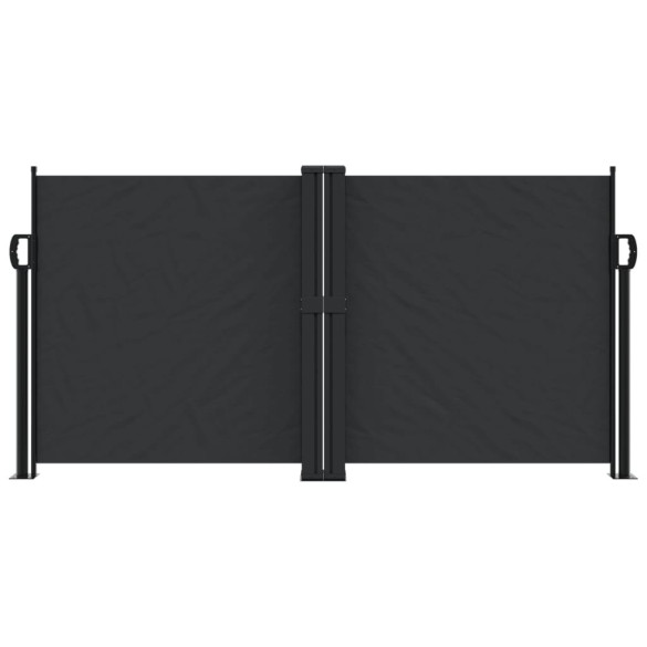 Copertină Laterală Retractabilă - Negru 120x1000 cm | Livrare Gratuită