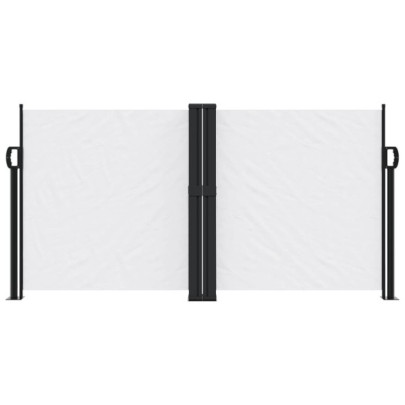 Copertină Laterală Retractabilă - Alb - 120x1000 cm | Livrare Gratuită