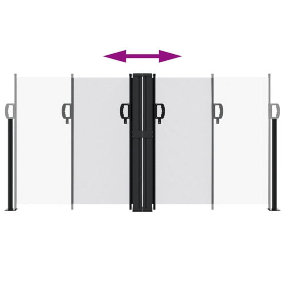 Copertină Laterală Retractabilă - Alb - 120x1000 cm | Livrare Gratuită