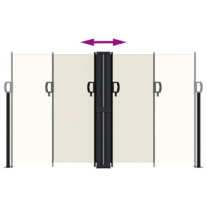 Copertină Laterală Retractabilă - Protecție UV și Intimitate