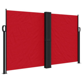 Copertină Laterală Retractabilă Roșie - 140x1000 cm 2
