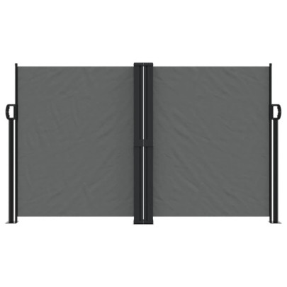 Copertină laterală retractabilă antracit - 140x1000 cm