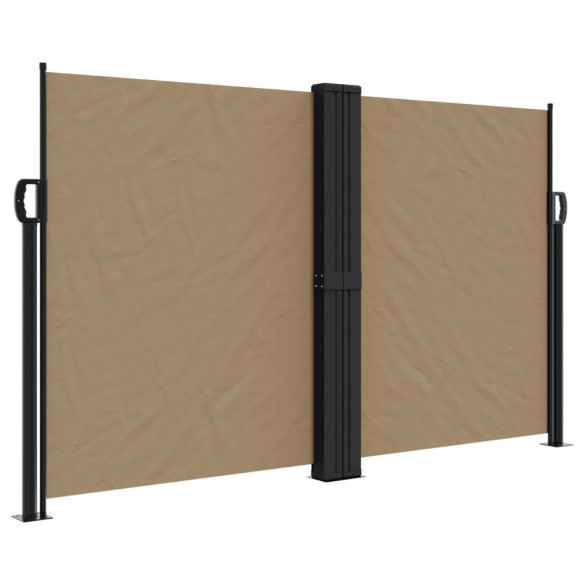 Copertină Laterală Retractabilă Gri Taupe 140x1000 cm Copertină Laterală Retractabilă Gri Taupe 140x1000 cm