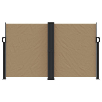 Copertină Laterală Retractabilă Gri Taupe 140x1000 cm