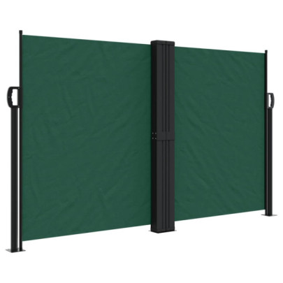 Copertină Laterală Retractabilă Verde - 140x1000 cm | Livrare Gratuită