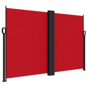 Copertină Laterală Retractabilă Roșie - 160x1000 cm 2