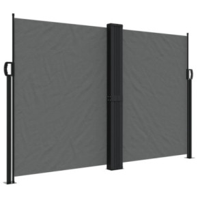 Copertină Laterală Retractabilă Antracit - 160x1000 cm 2