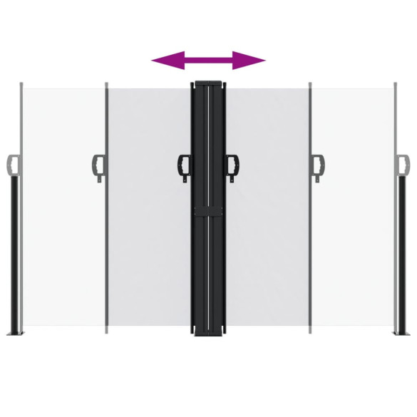 Copertină Laterală Retractabilă - Protecție UV și Intimitate