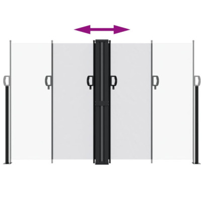 Copertină Laterală Retractabilă - Protecție UV și Intimitate