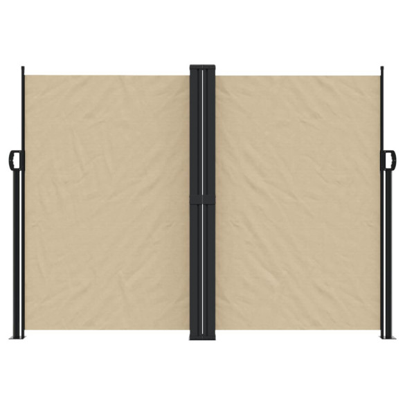Copertină Laterală Retractabilă Bej - 180x1000 cm | Livrare Gratuită