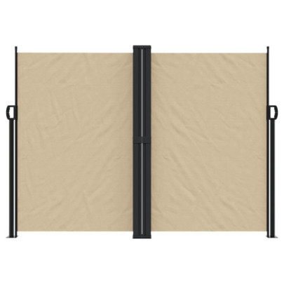 Copertină Laterală Retractabilă Bej - 180x1000 cm | Livrare Gratuită