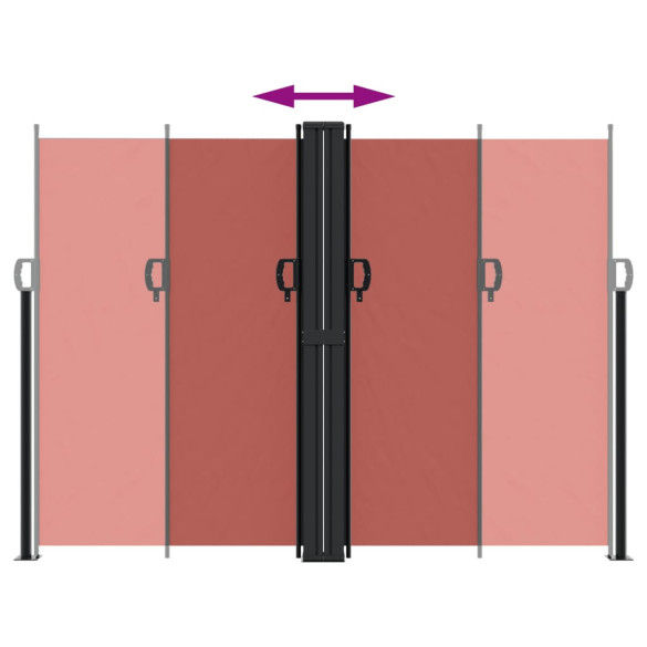 Copertină Laterală Retractabilă - 180x1000 cm - Cărămiziu